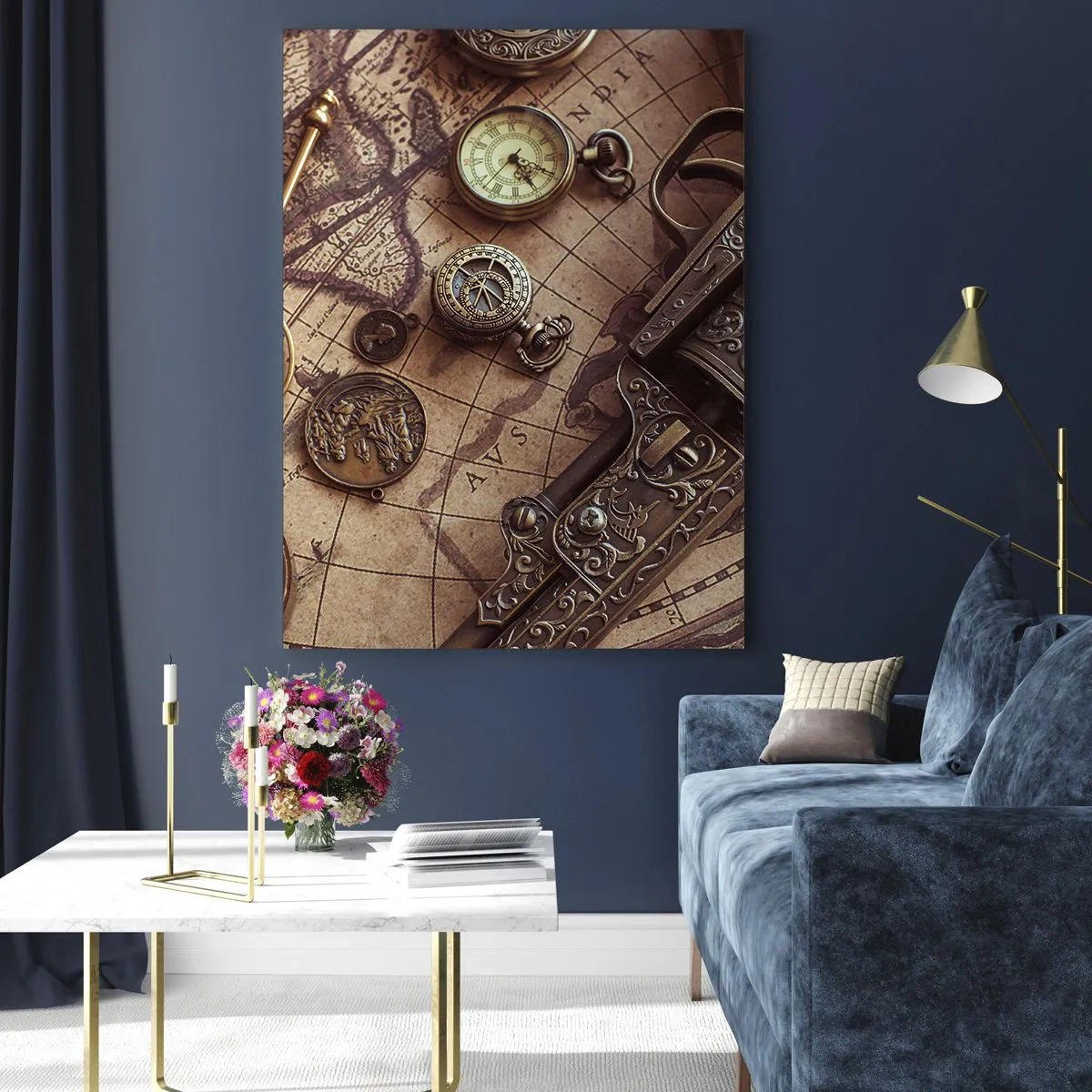 Üveg kép - Hív a kaland  - 80x120 cm