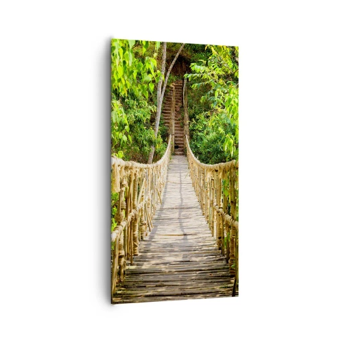 Vászonkép - Zöldben ragadva - 65x120 cm