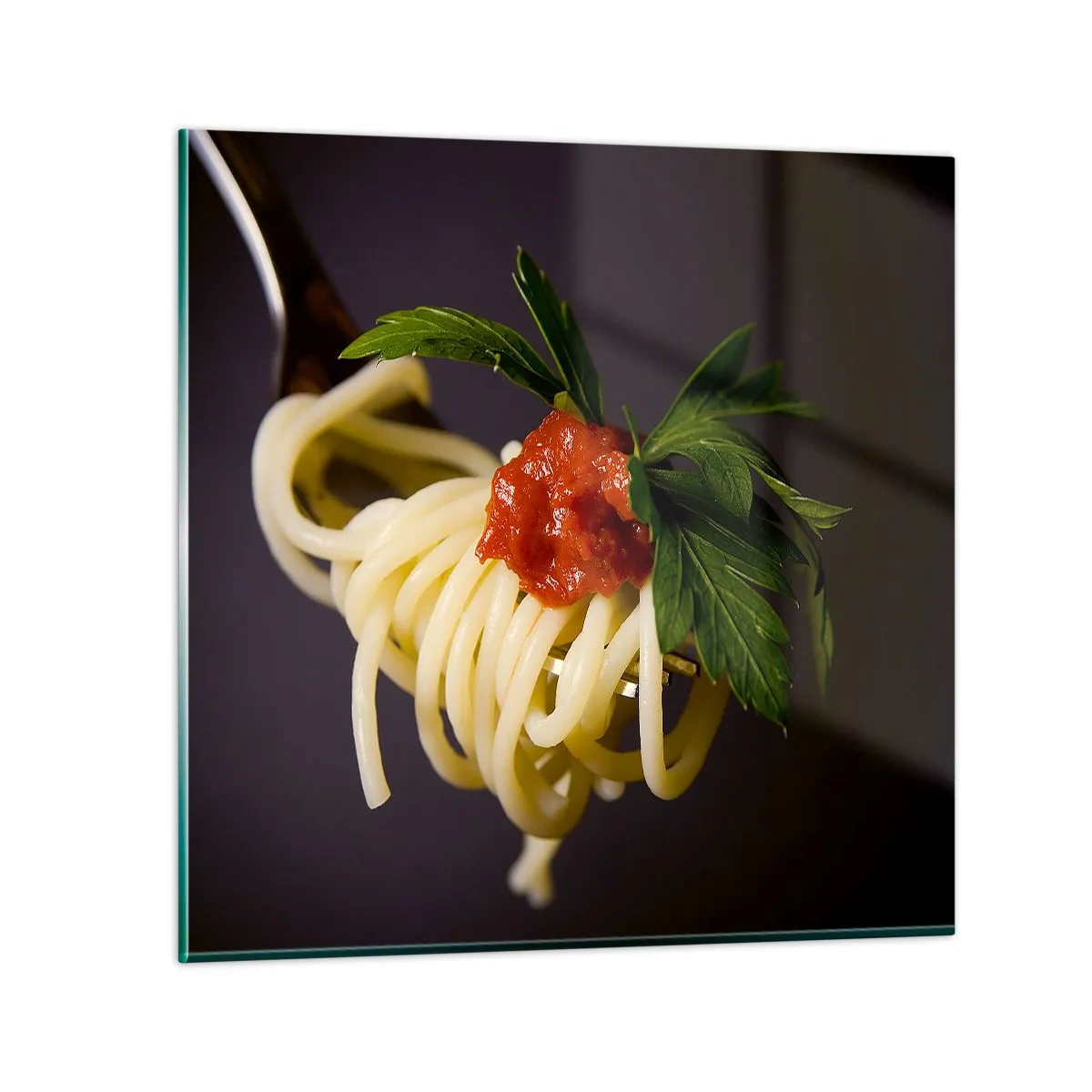 Üveg kép - Ízletes falat - 50x50 cm