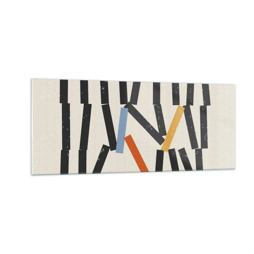 Üveg kép - Dominó - kompozíció - 100x40 cm
