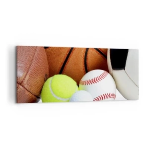 Vászonkép - A futball összeköt minket! - 100x40 cm