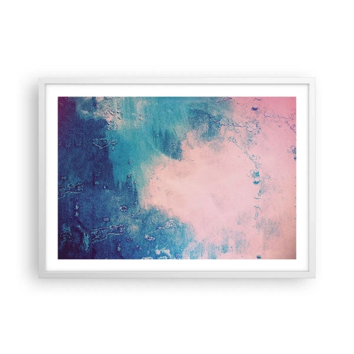 Poszter fekete keretben - Kék ölelések - 70x50 cm