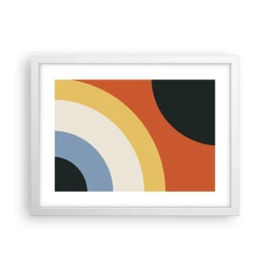 Poszter fekete keretben - Magam felé - 40x30 cm