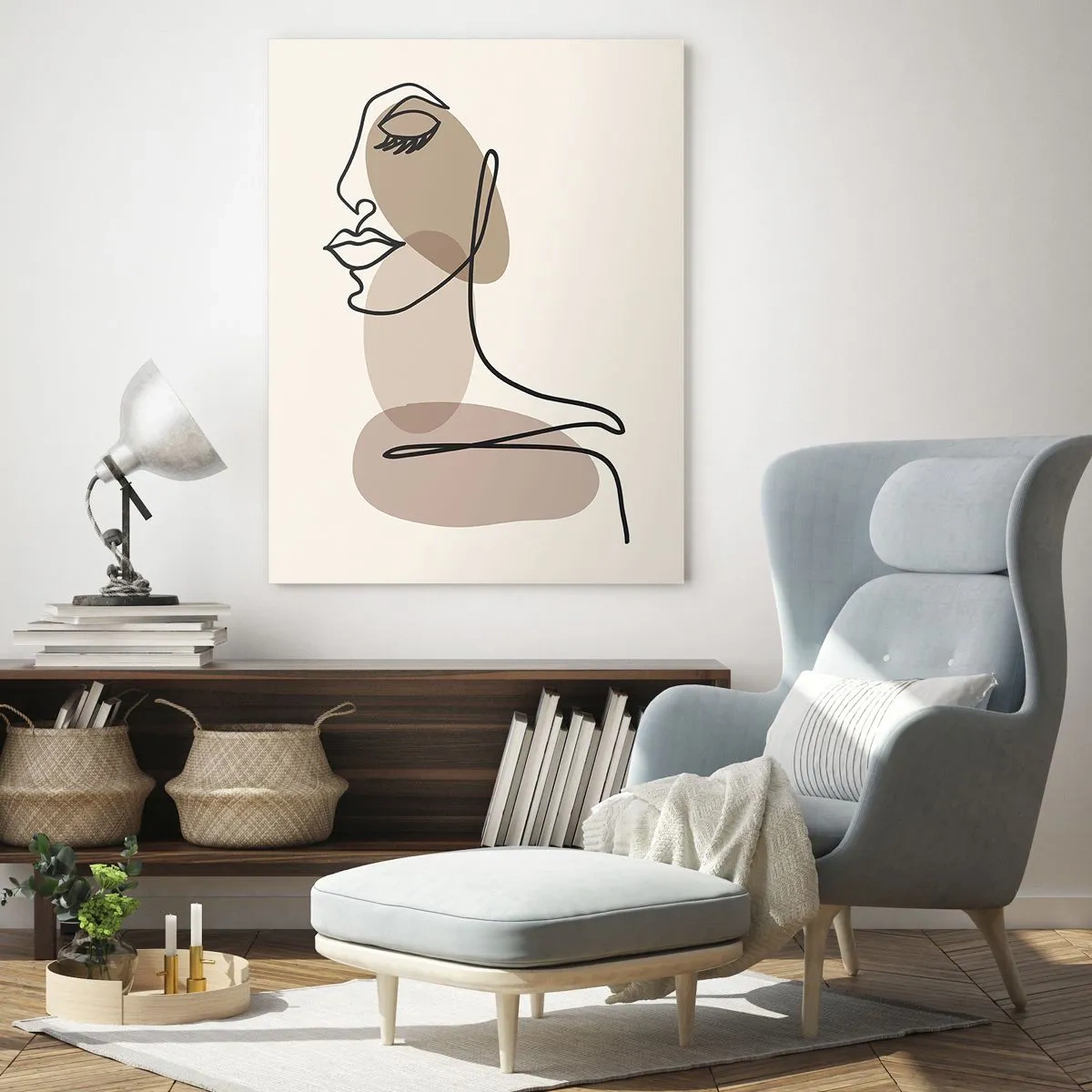 Üveg kép - Egy bizonyos szépségvonal - 50x70 cm