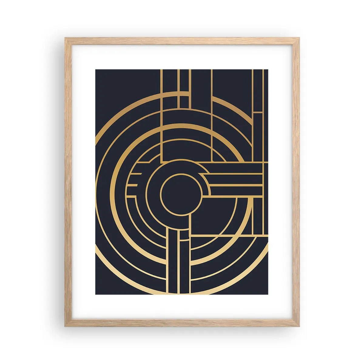 Poszter világos tölgy keretben - A dolgok fordulatai - 40x50 cm