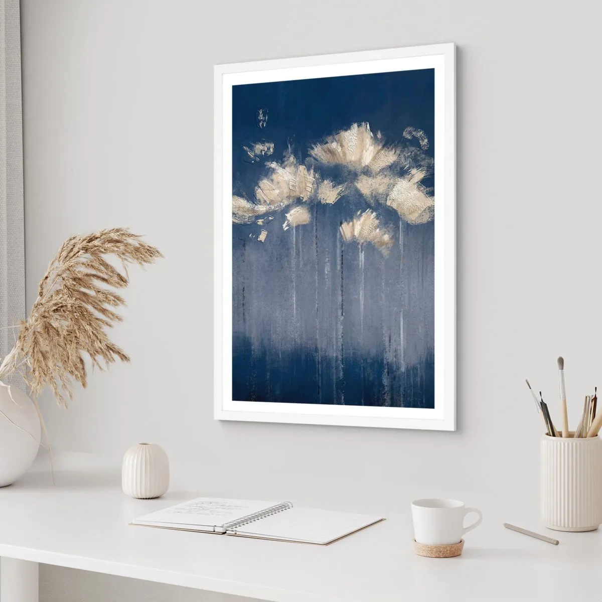 Poszter fekete keretben - Mint szirmok a szélben - 70x100 cm