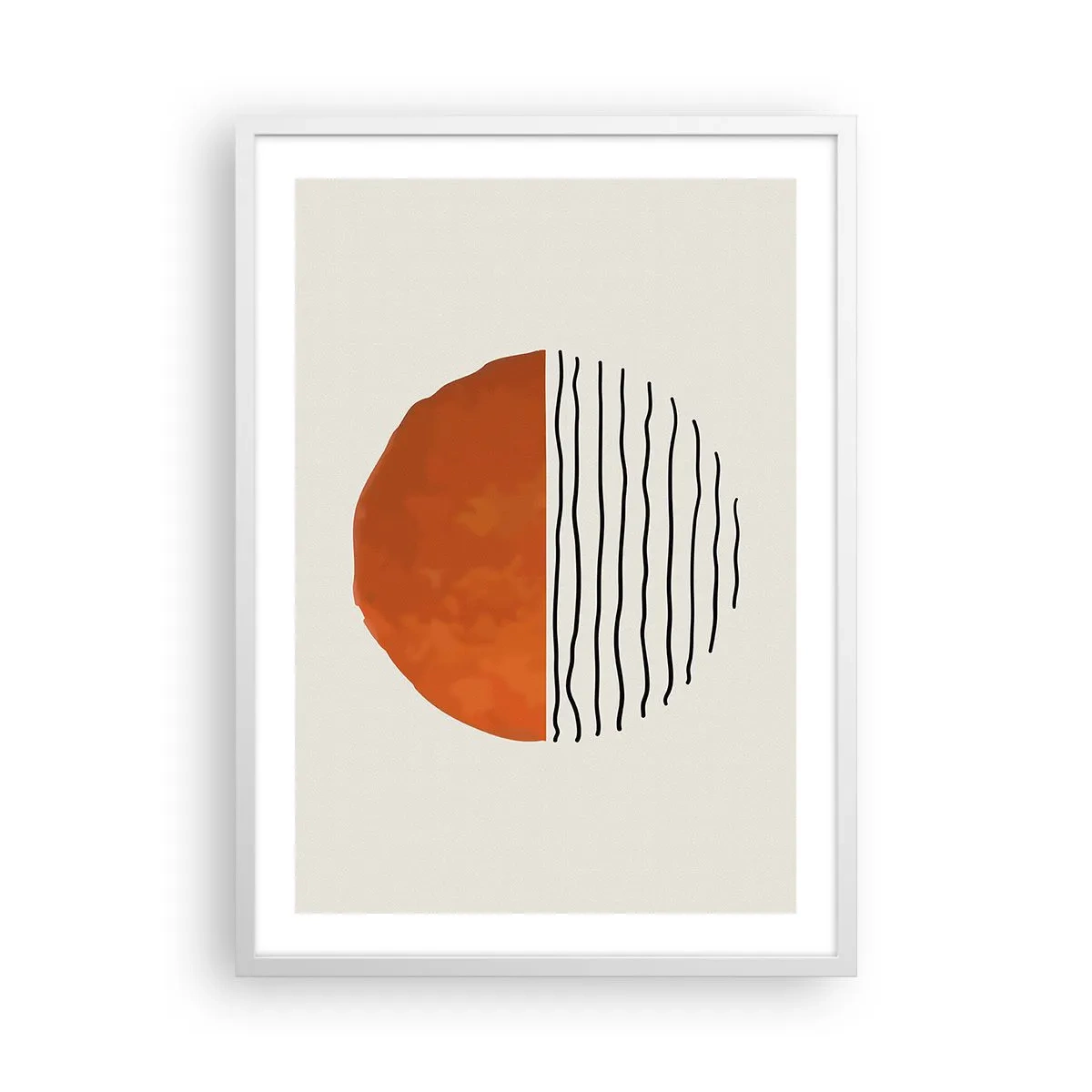 Poszter fekete keretben - Japán hangulatban - 50x70 cm