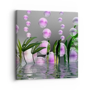 Vászonkép - A könnyedség és az élet tükröződő kompozíciója - 30x30 cm