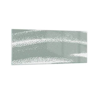 Üveg kép - Absztrakció téli hangulatban - 100x40 cm