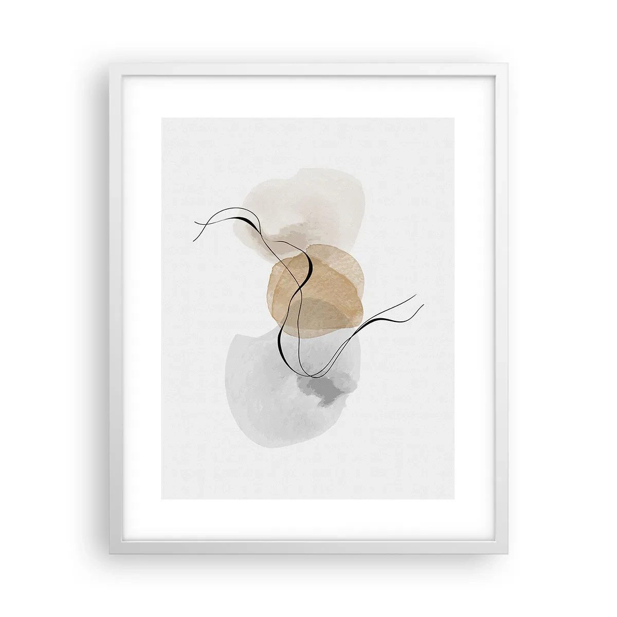 Poszter fekete keretben - Léggyöngyök - 40x50 cm