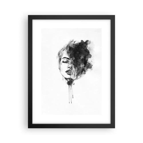 Poszter fehér keretben - Miről álmodozik egy lány - 30x40 cm