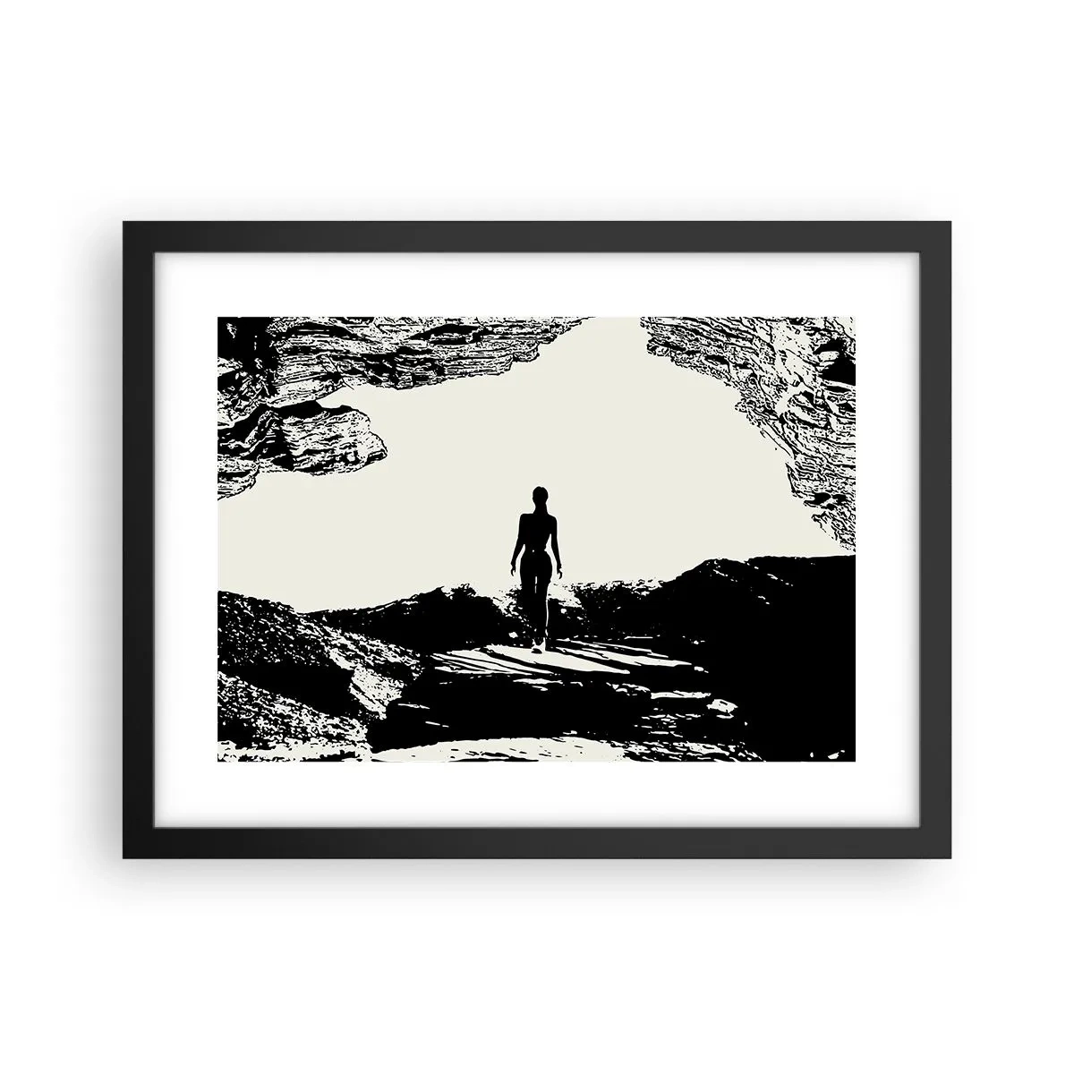 Poszter fehér keretben - Egy új pillantás - 40x30 cm