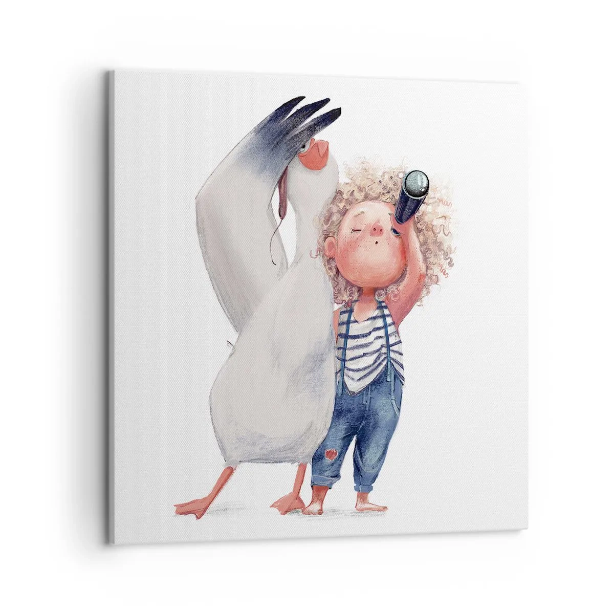 Vászonkép - Nagy utazási terve - 50x50 cm