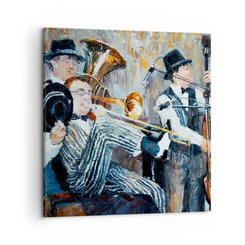 Vászonkép - Az egész jazz - 50x50 cm