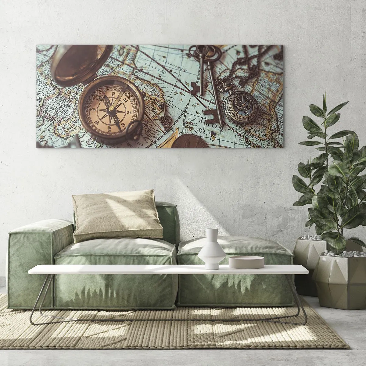 Üveg kép - A kalandvágynak - 120x50 cm