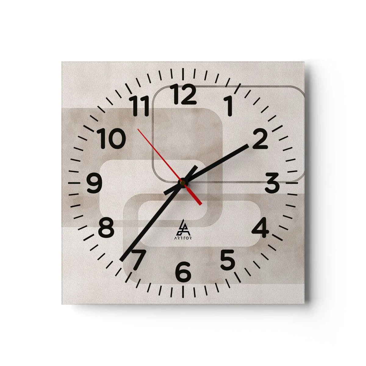 Falióra, Óra - Geometrikus fúga - 40x40 cm