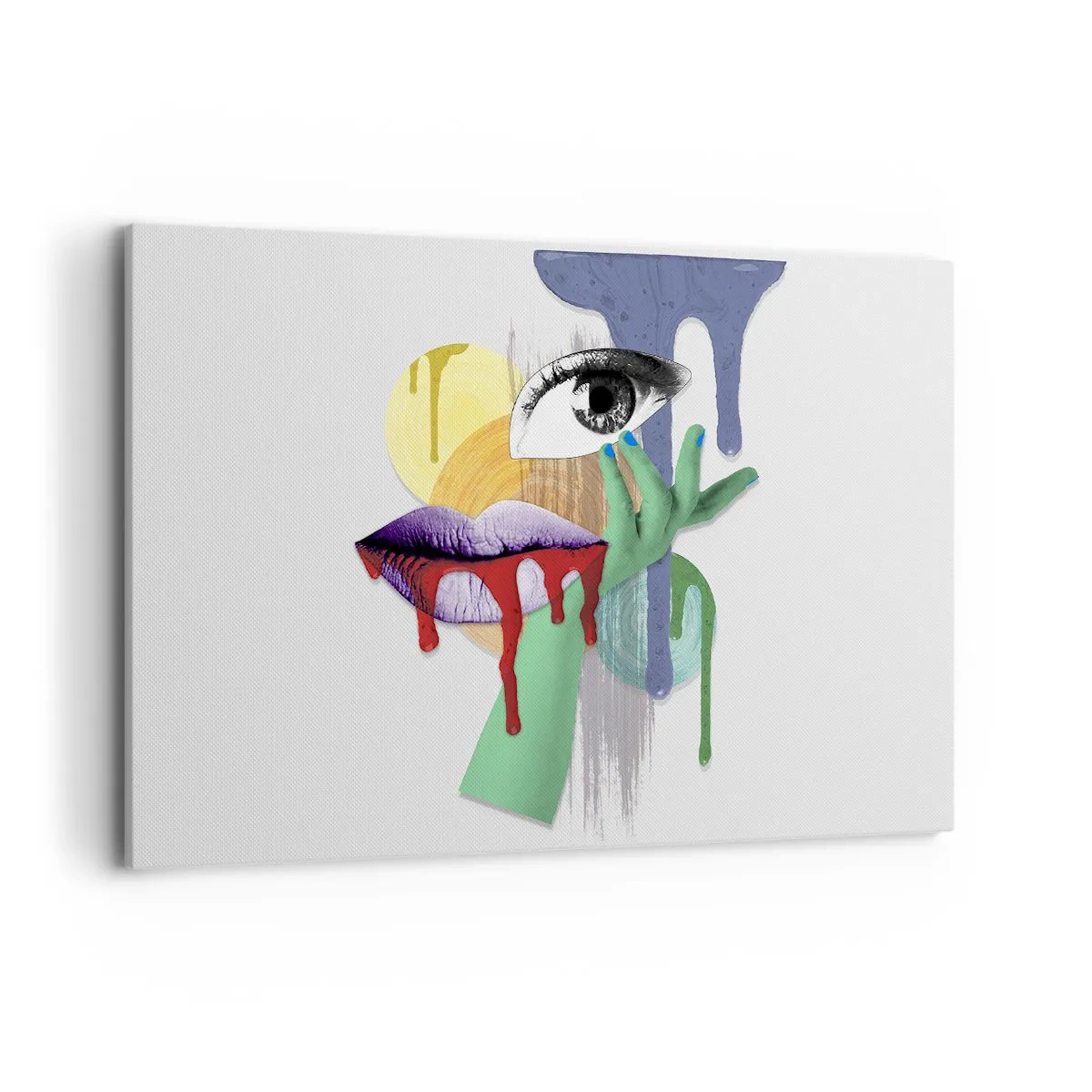 Vászonkép - Dekonstruált portré - 120x80 cm