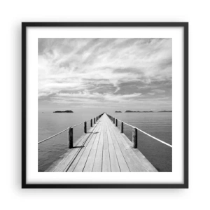 Poszter fehér keretben - Talán egy kirándulás... - 50x50 cm