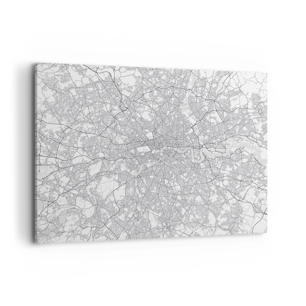 Vászonkép - A londoni labirintus térképe - 100x70 cm