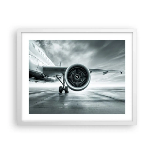 Poszter fekete keretben - Van erő! - 50x40 cm