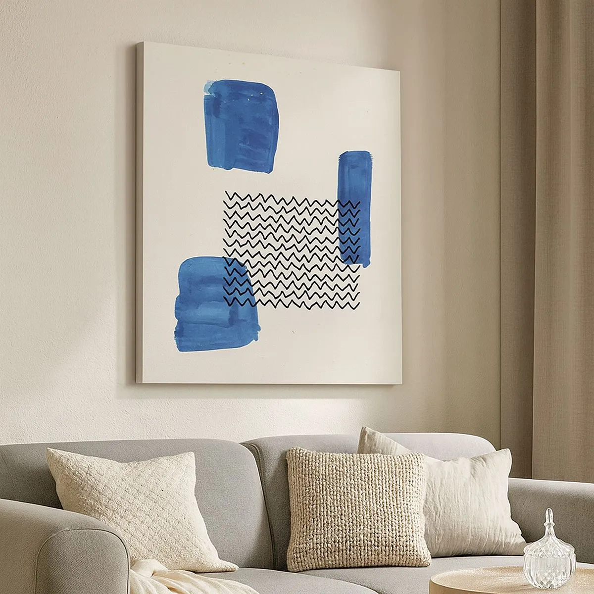 Vászonkép - Absztrakt kvartett - 30x30 cm