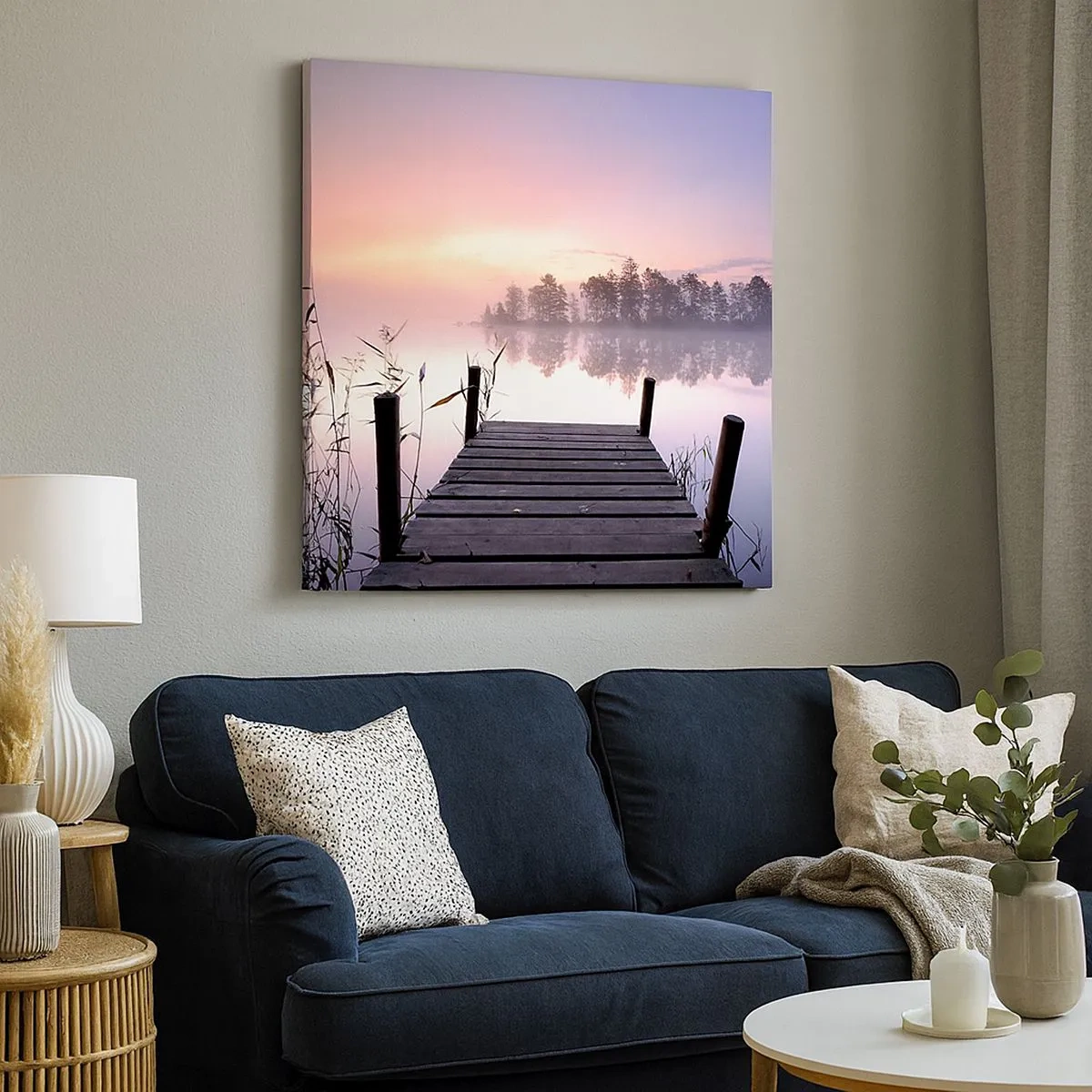 Vászonkép - A lila ködből... - 30x30 cm