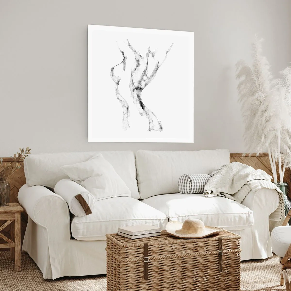 Poszter - Gyönyörű és erős - 60x60 cm