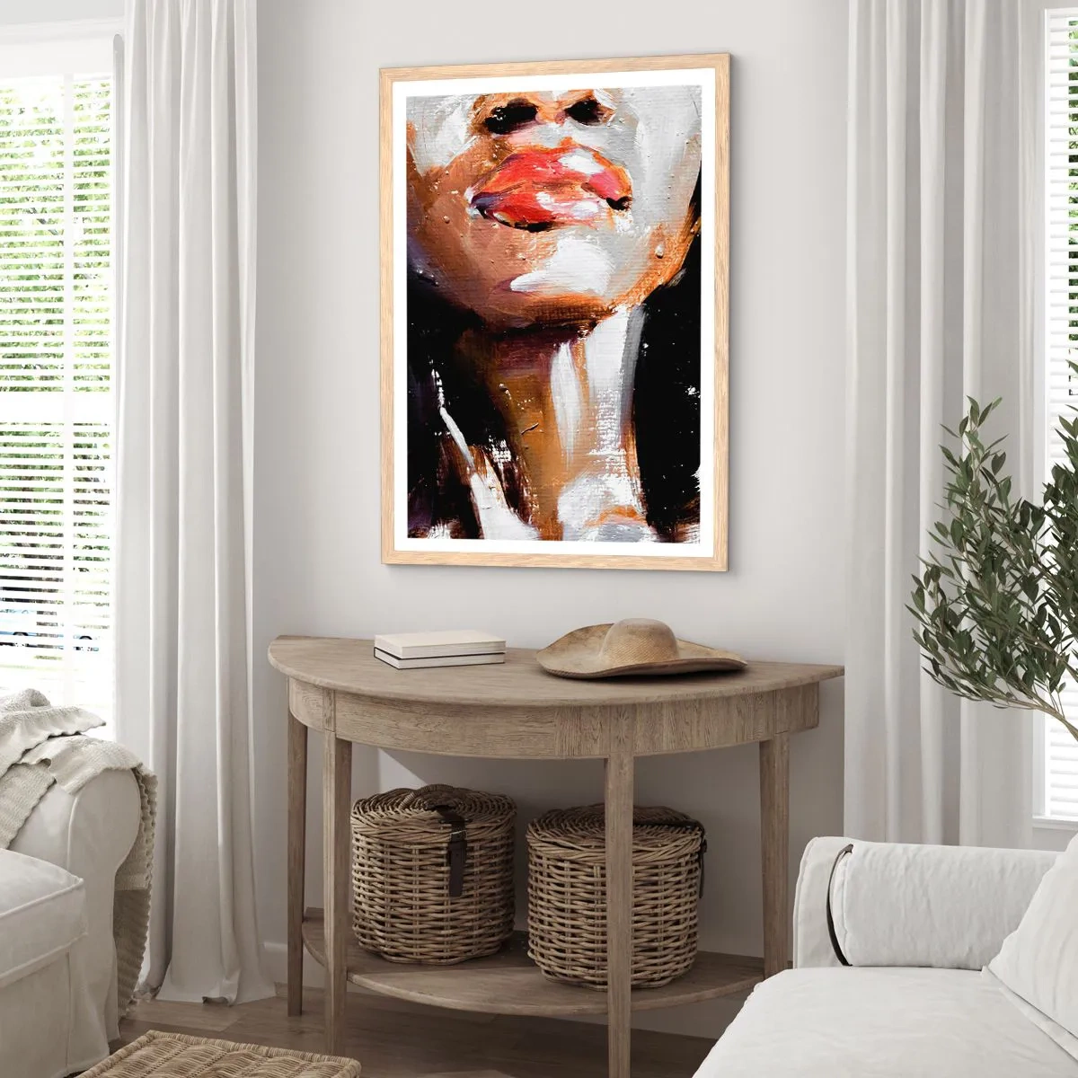 Poszter világos tölgy keretben - Büszkeség előítélet nélkül - 50x70 cm