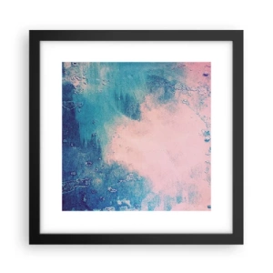 Poszter fehér keretben - Kék ölelések - 30x30 cm