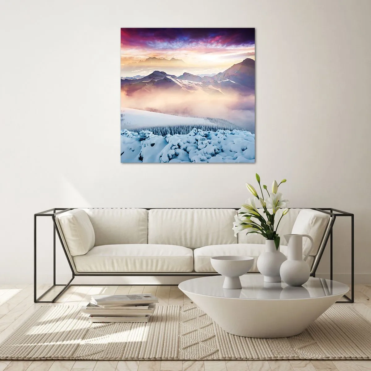 Üveg kép - A természet ereje és tisztasága - 40x40 cm