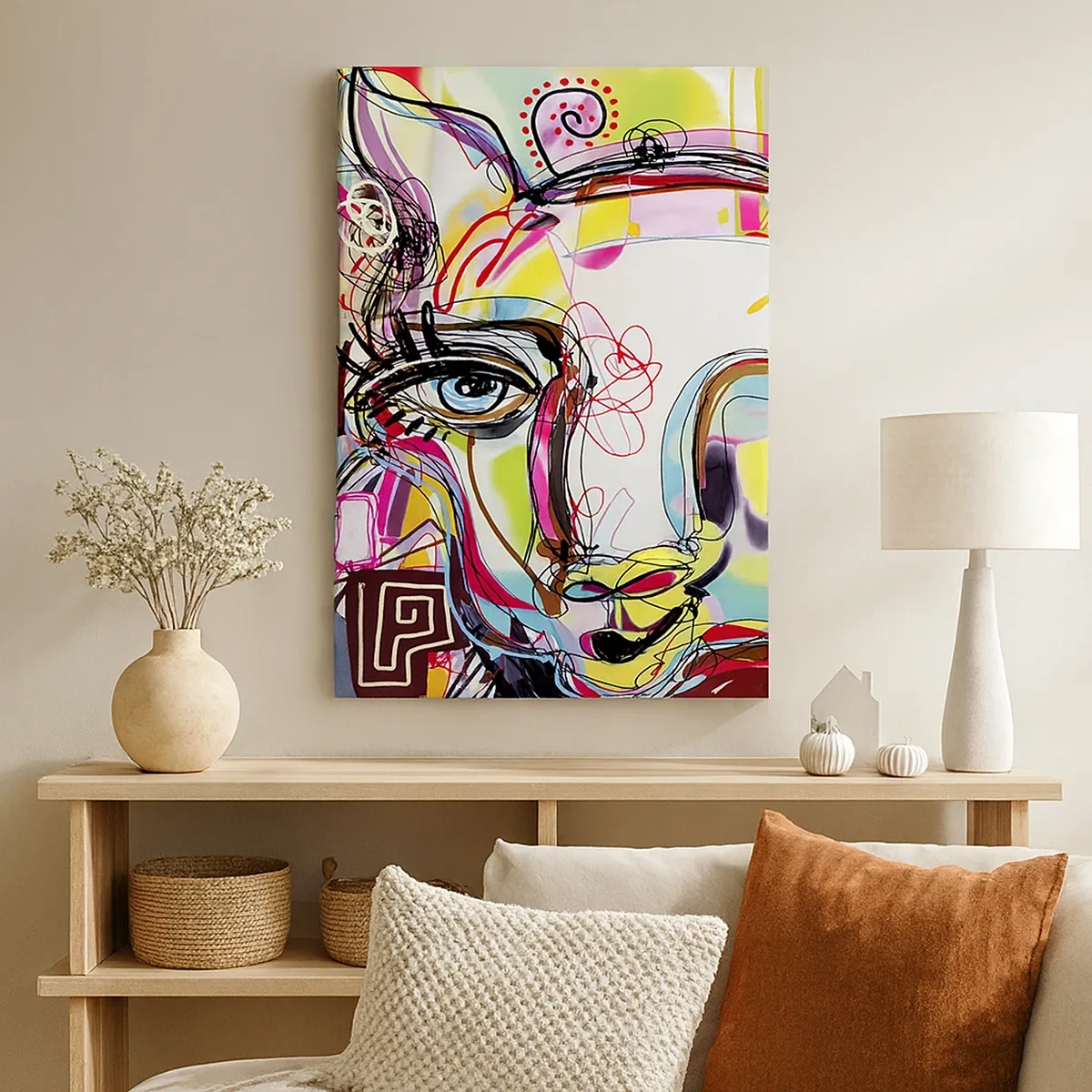 Vászonkép - A macska természetének gazdagsága - 50x70 cm