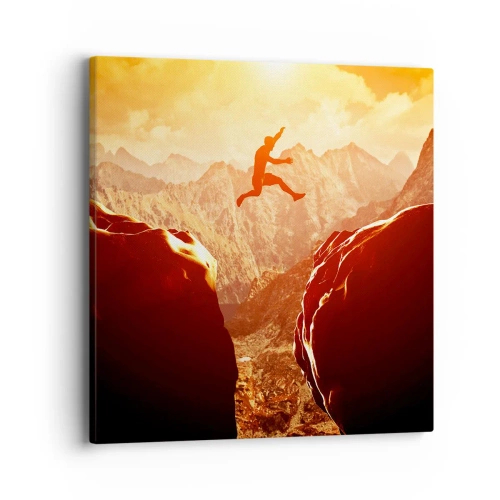 Vászonkép - Átlépve a határokat - 40x40 cm