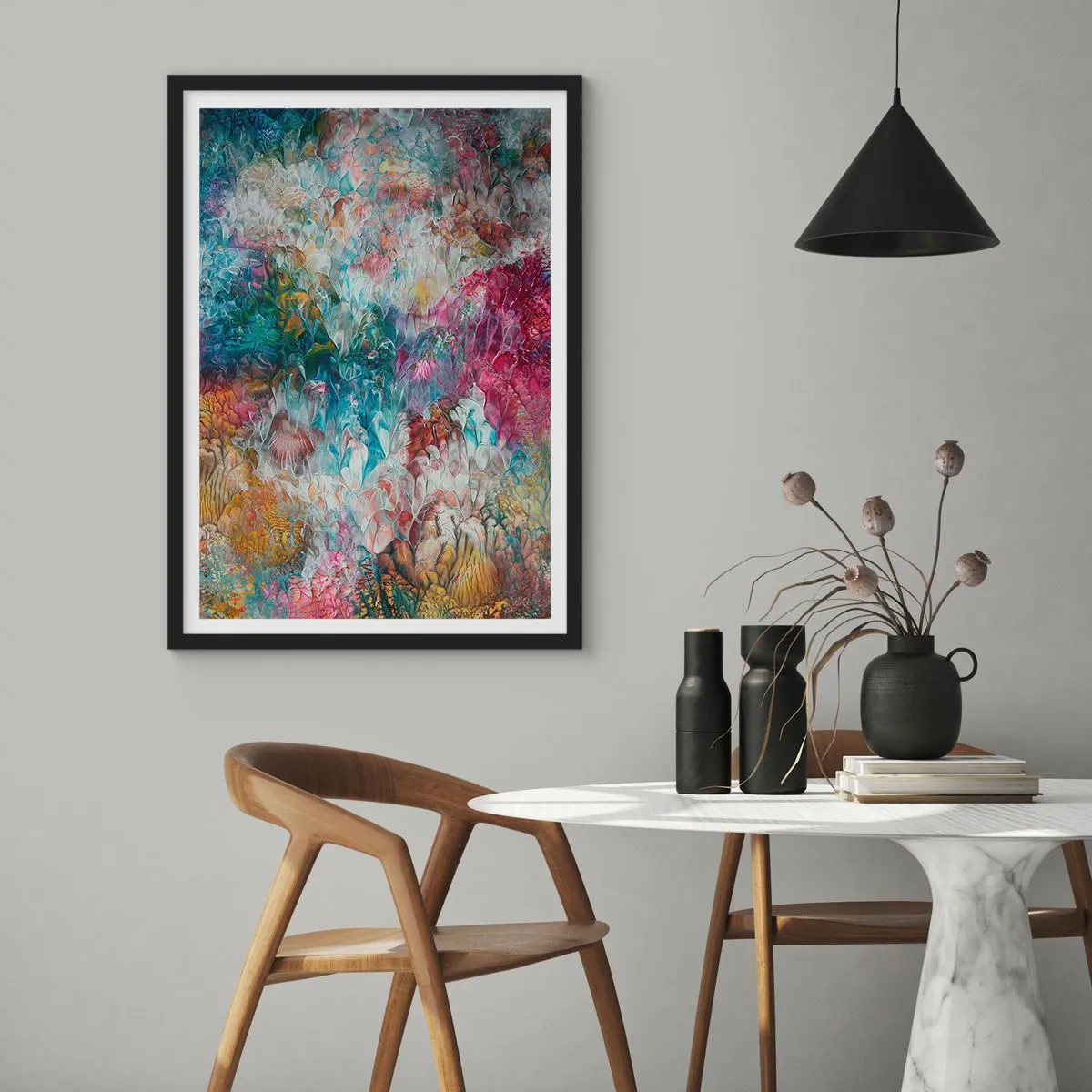 Poszter fehér keretben - Teljes virágzásban - 30x40 cm