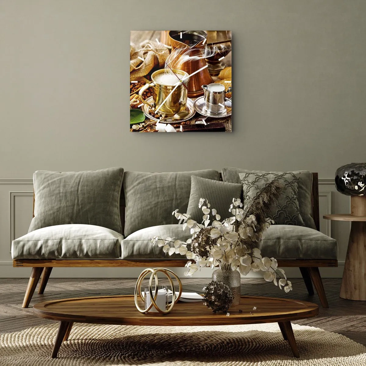 Falióra, Óra - Szép napot! - 30x30 cm