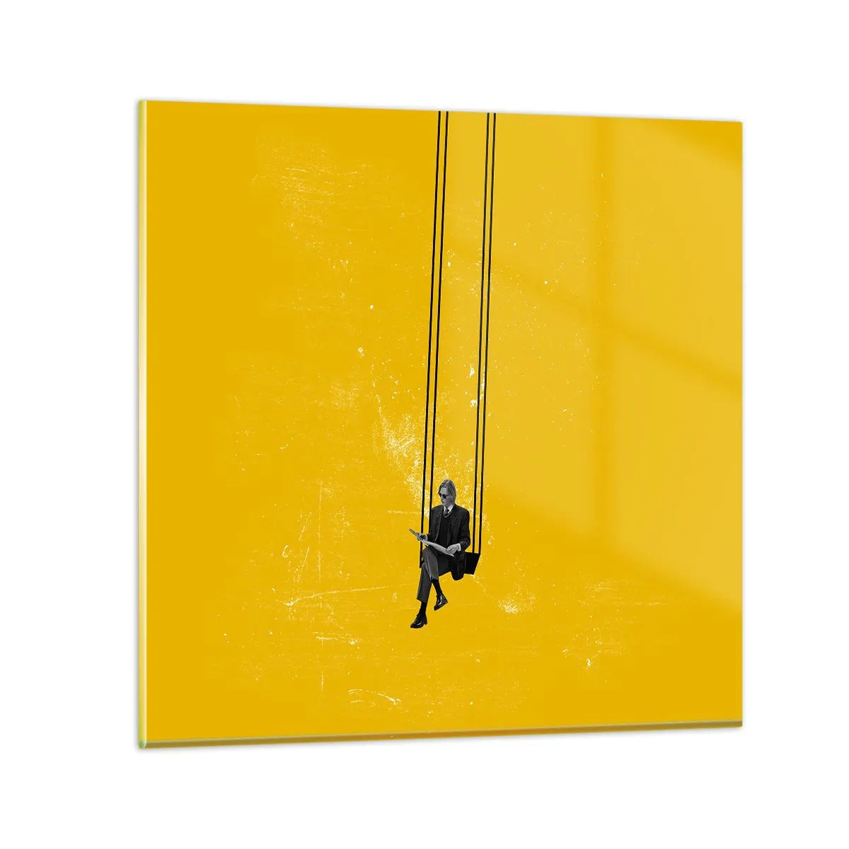 Üveg kép - Egy nap, mint a többi - 40x40 cm