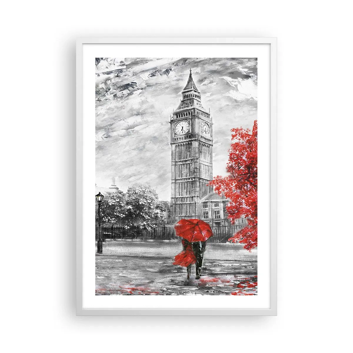 Poszter fekete keretben - Izgalmas nap - 50x70 cm