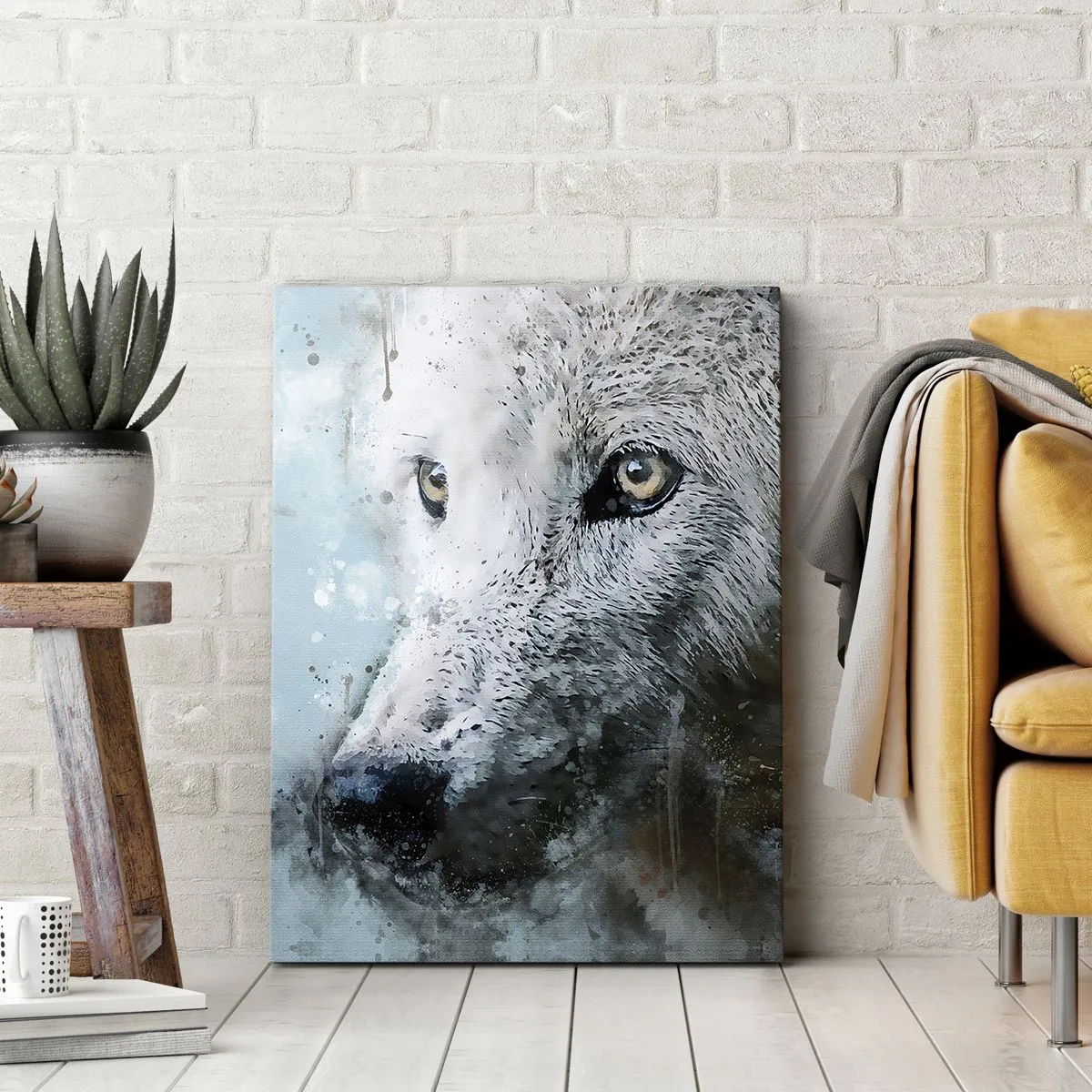 Vászonkép - Ismerd meg a farkas lelkét - 50x70 cm