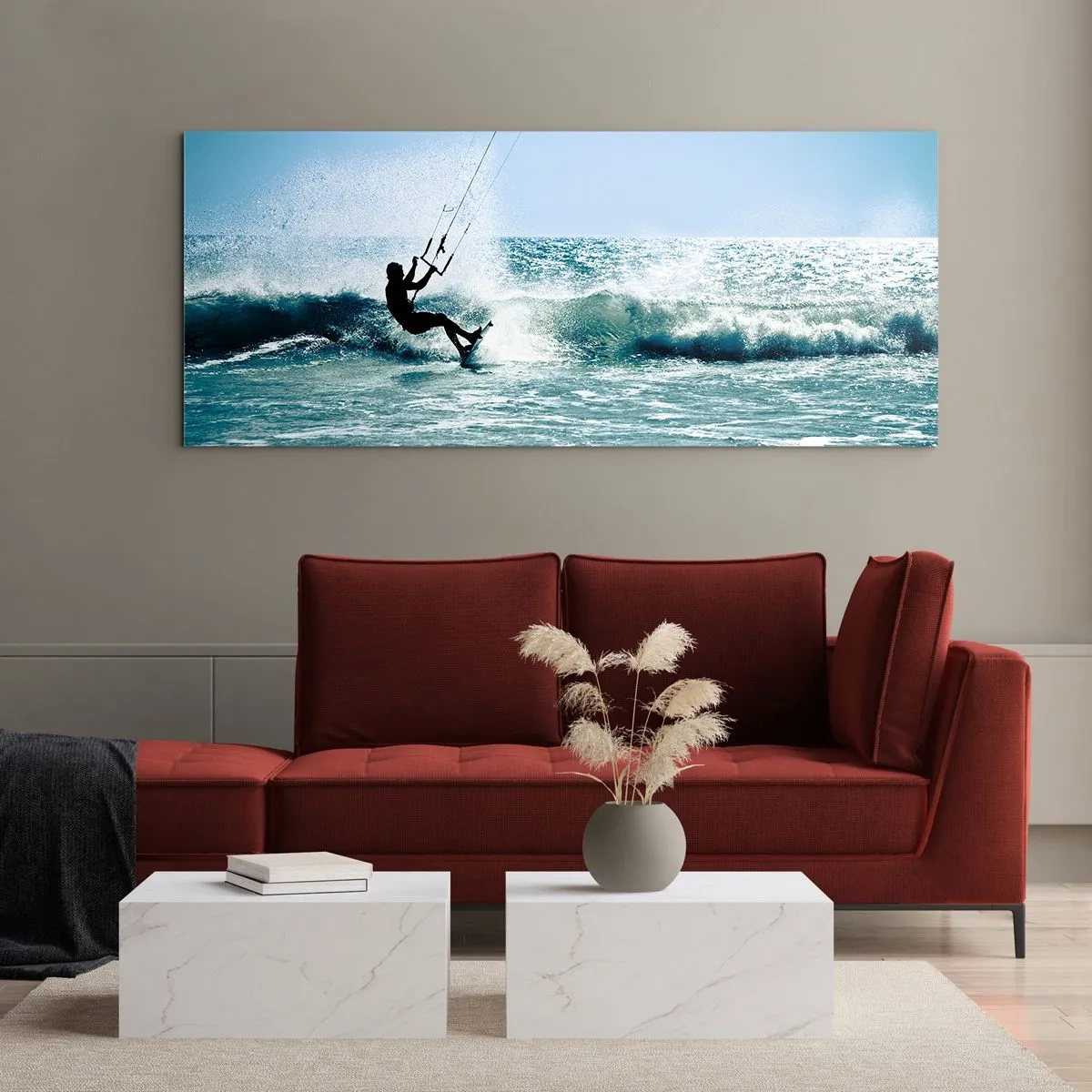Üveg kép - Ragadtasd el magadat - 120x50 cm