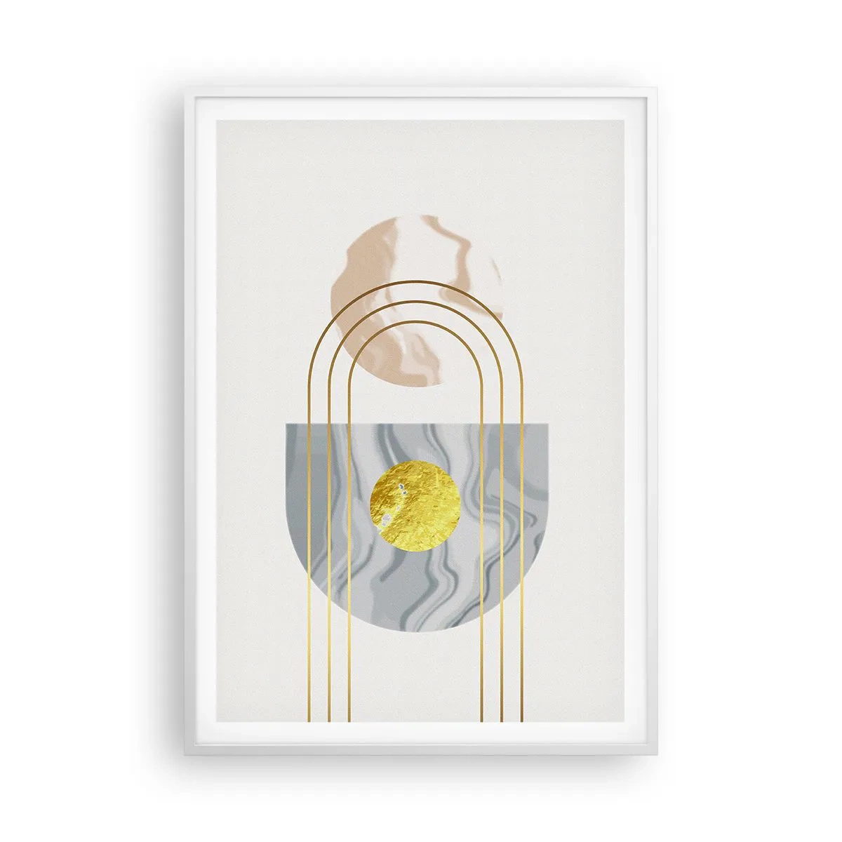 Poszter fekete keretben - Fényerő és ragyogás - 70x100 cm