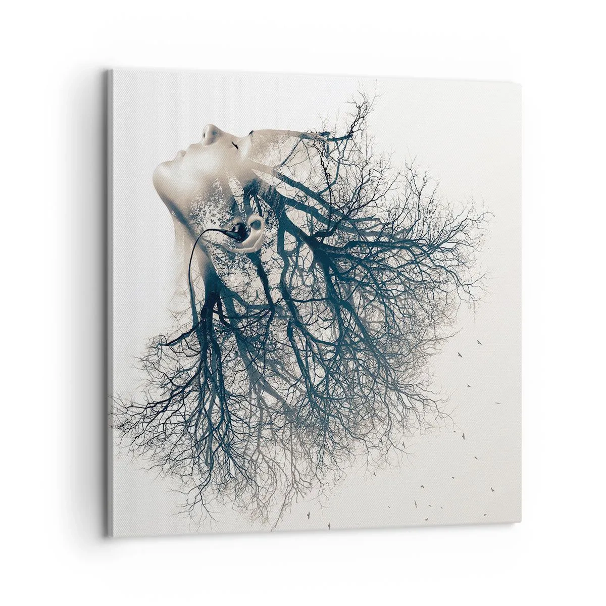 Vászonkép - Hallgatva a fa suttogását - 60x60 cm