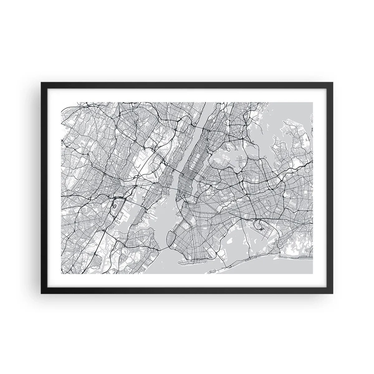 Poszter fehér keretben - Metropolisz anatómiája - 70x50 cm
