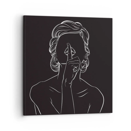 Vászonkép - A szépség csendben virágzik - 70x70 cm