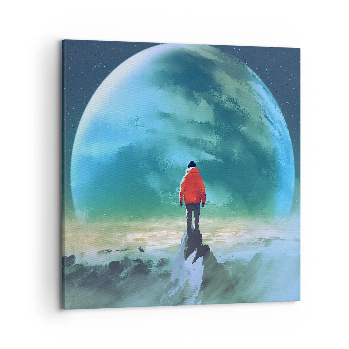 Vászonkép - Az új föld felfedezője - 50x50 cm