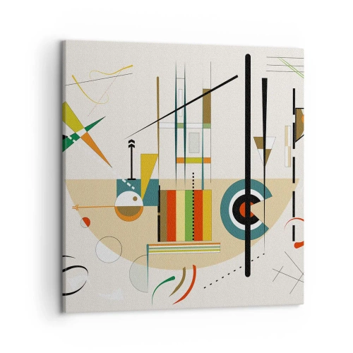 Vászonkép - És nevet a világ - 50x50 cm