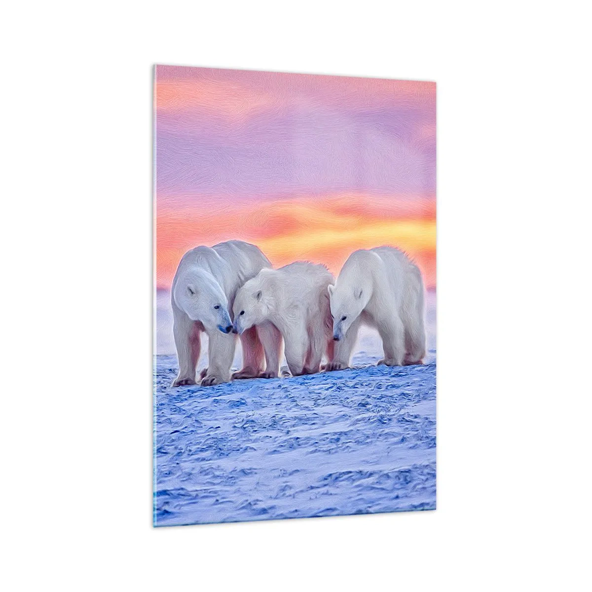 Üveg kép - Elég a családi meleg - 70x100 cm