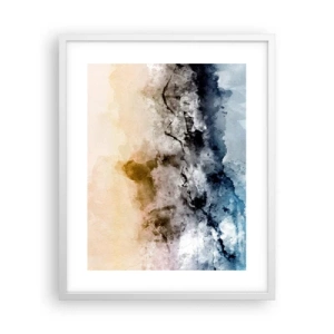 Poszter fekete keretben - Ködfelhőbe fulladt - 40x50 cm