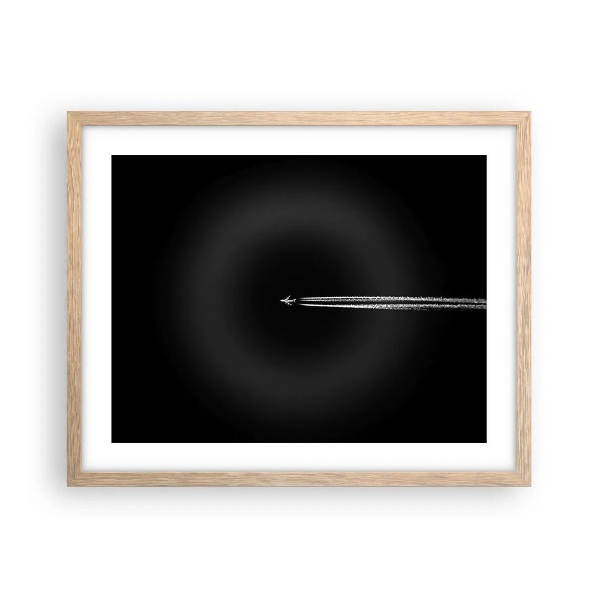 Poszter világos tölgy keretben - Egy másik dimenzióba - 50x40 cm