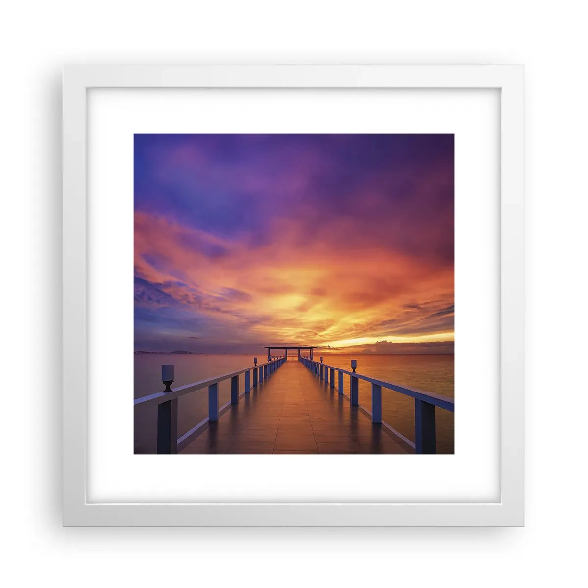 Poszter fekete keretben - Vég nélkül - 30x30 cm