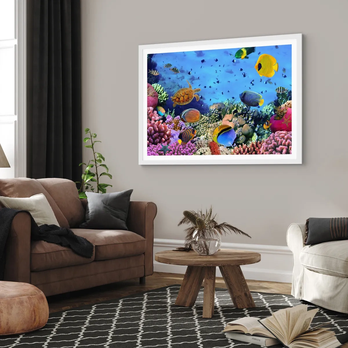 Poszter fekete keretben - És mit tudunk az életről... - 100x70 cm