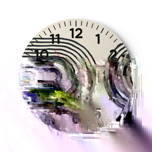 Falióra, Óra - Bármelyik percben ... - 30x30 cm